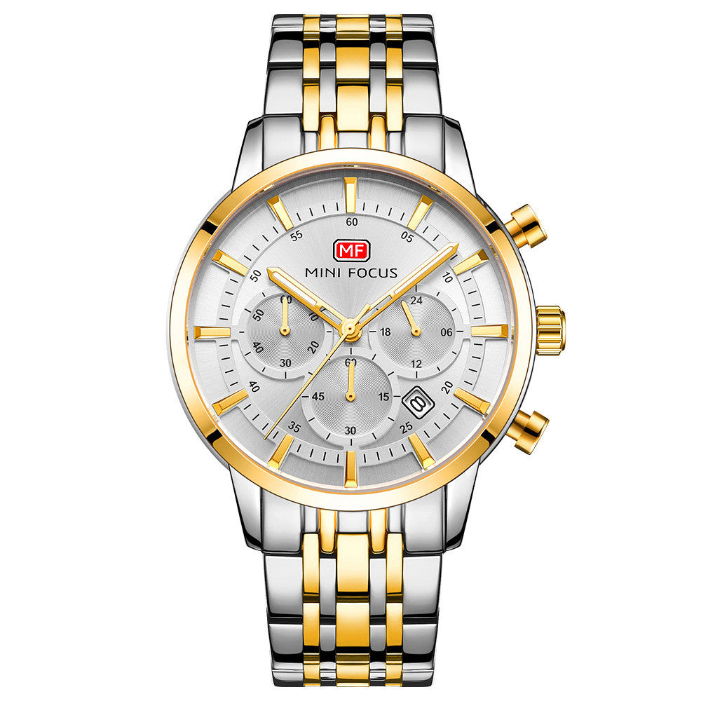 Orologio quarzo quadrante grande impermeabile