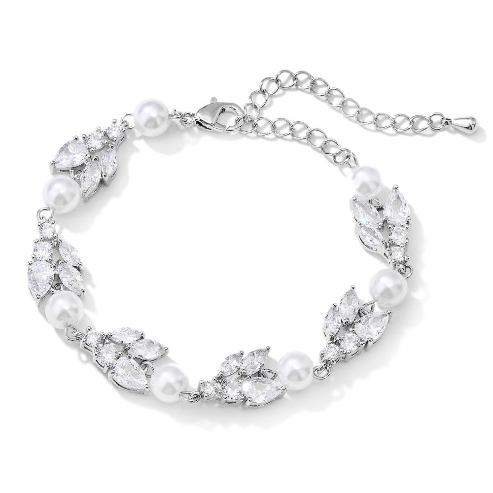 Collana zirconi micro-incastonata
