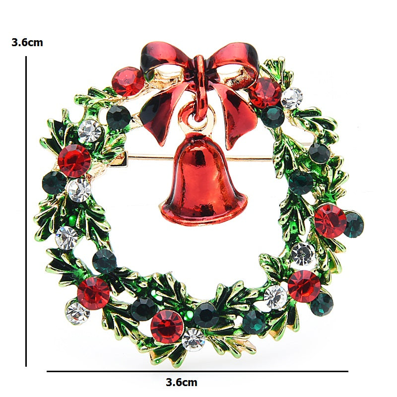 Spilla campanella Natale
