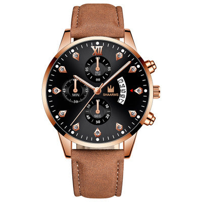 Orologio cronografo uomo con diamanti