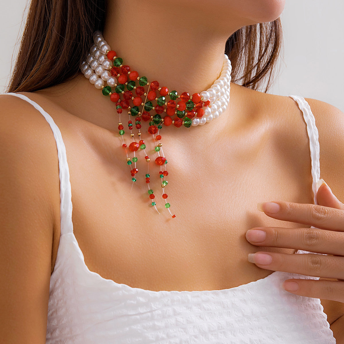 Collana gotica in perla