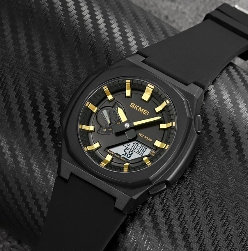 Orologio digitale doppio display impermeabile