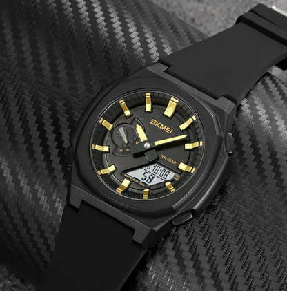 Orologio digitale doppio display impermeabile