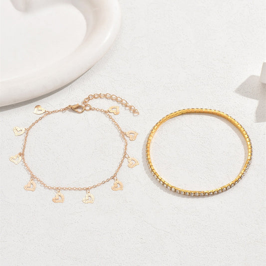 Set cavigliere cuore