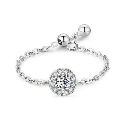 Anello farfalla zirconi diamante
