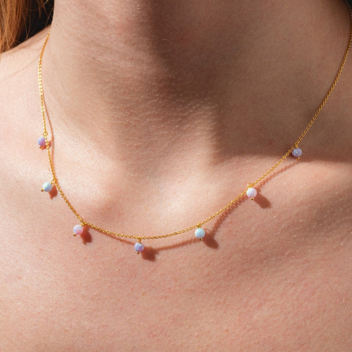 Collana luna opale