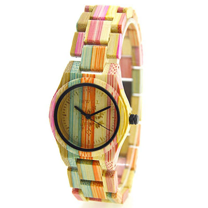 Orologio legno bambù