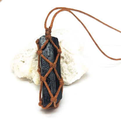 Collana tormalina nera