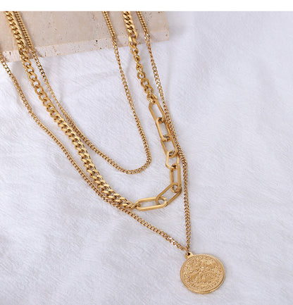 Collana medaglione ritratto