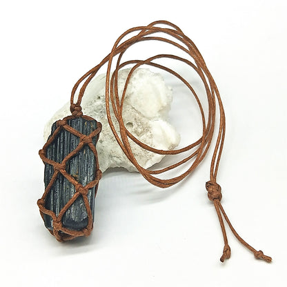 Collana tormalina nera