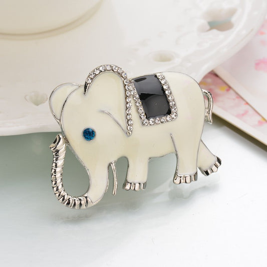 Spilla elefante Natale