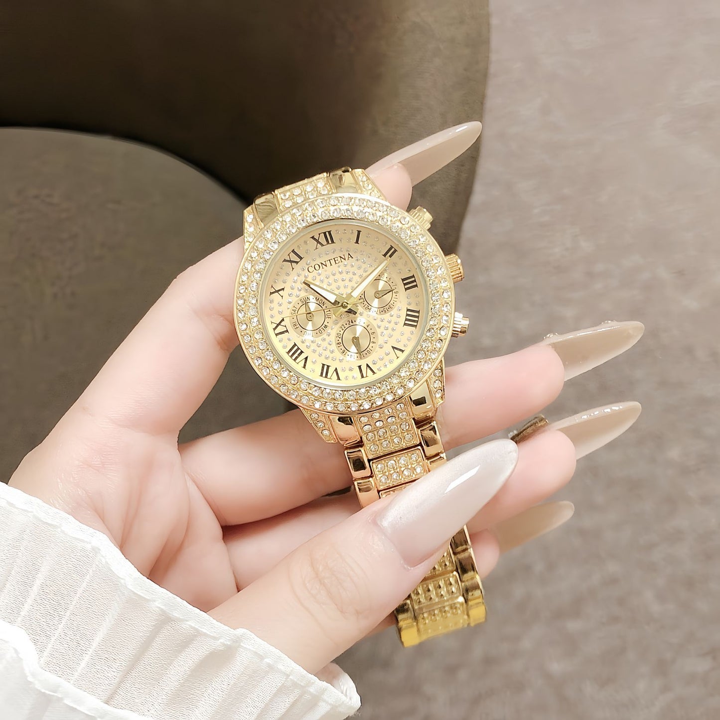 Orologio oro diamanti