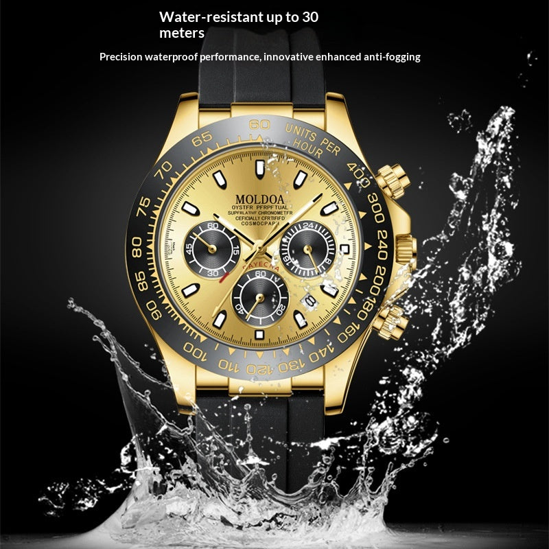 Orologio uomo stile meccanico calendario