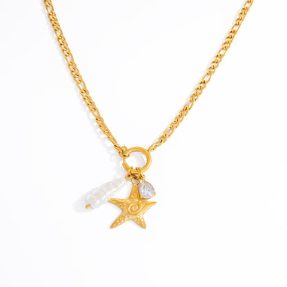 Collana doppio strato oro gemelli