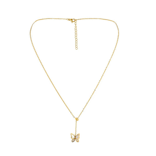 Collana farfalla e madreperla