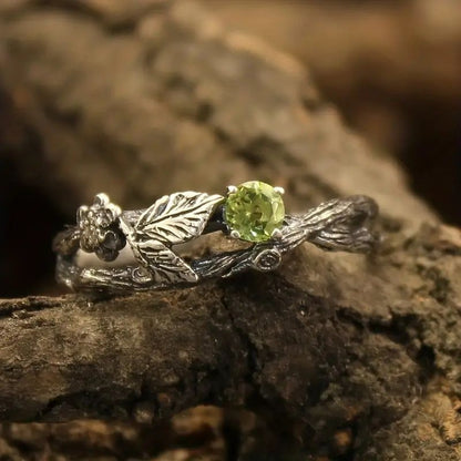 Anello Ramo Zircone