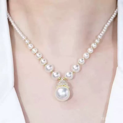 Collana perla bianca