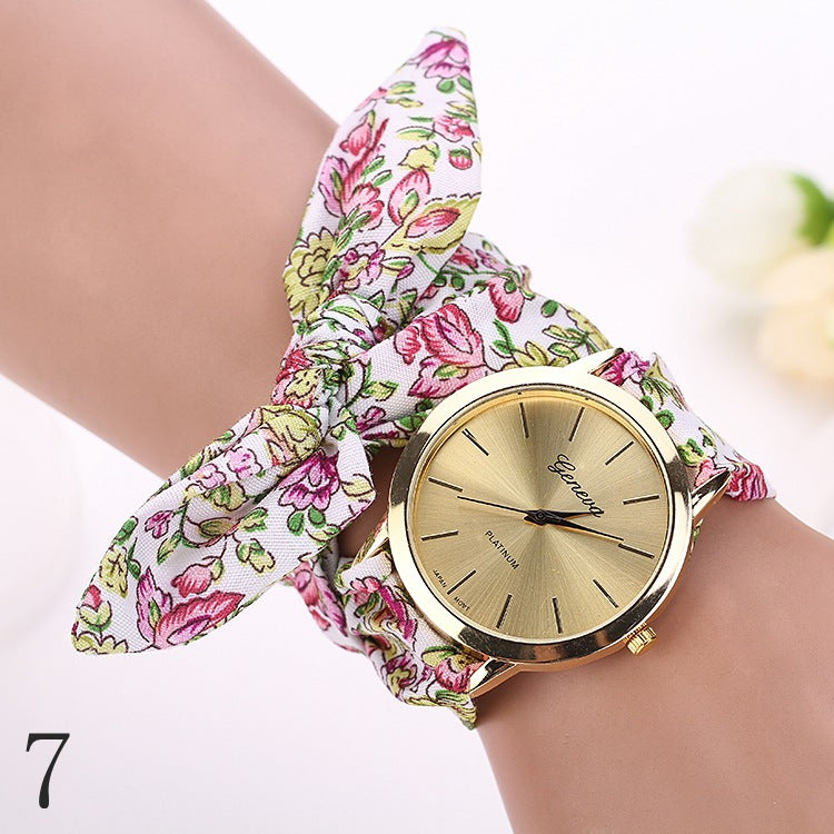 Orologio da donna cinturino stoffa
