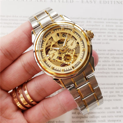 Orologio uomo meccanico con cinturino