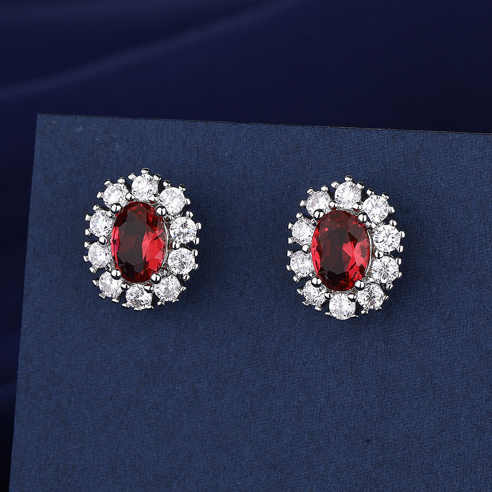 Set collana anello orecchini diamanti da donna