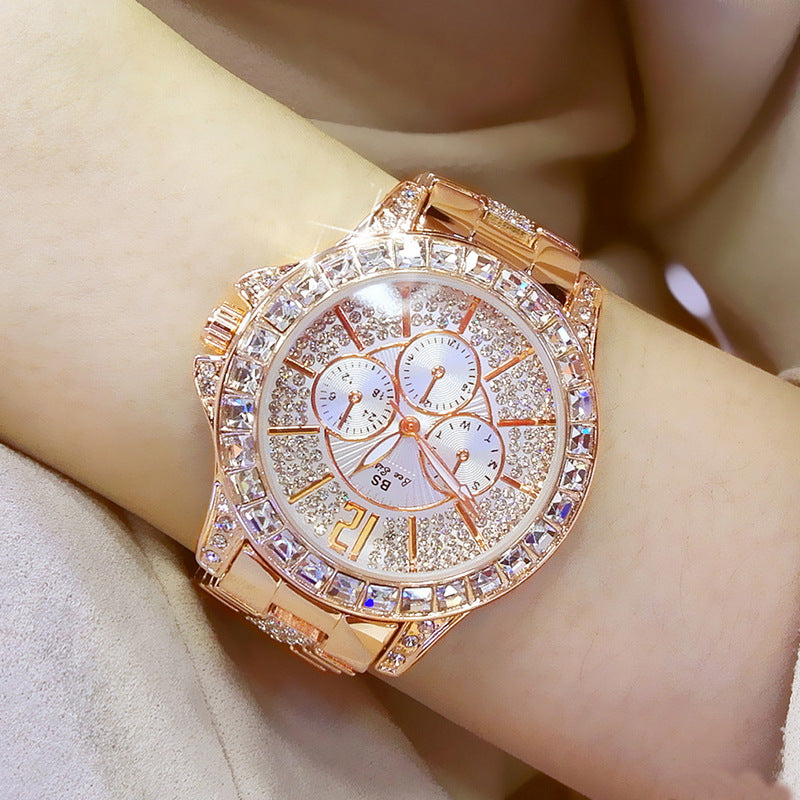 Orologio quarzo 3 quadranti
