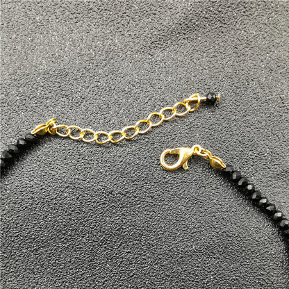 Cavigliera cristallo nero