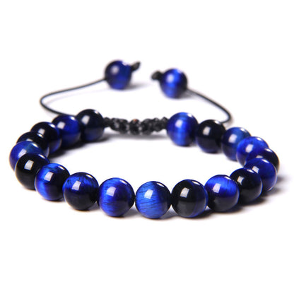 Bracciale occhio di tigre tessuto