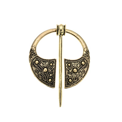 Spilla vichinga vintage metallo