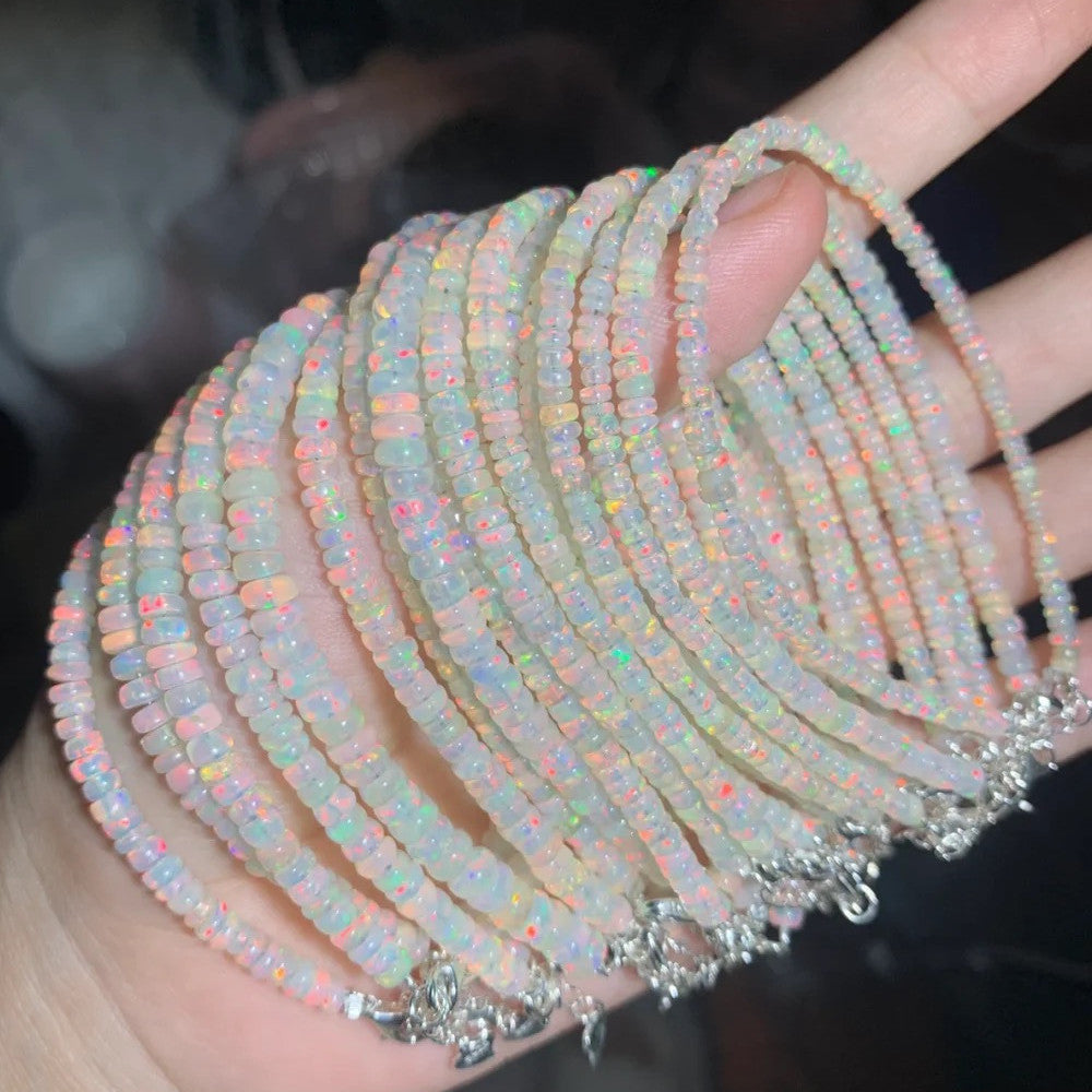 Bracciale argento opale