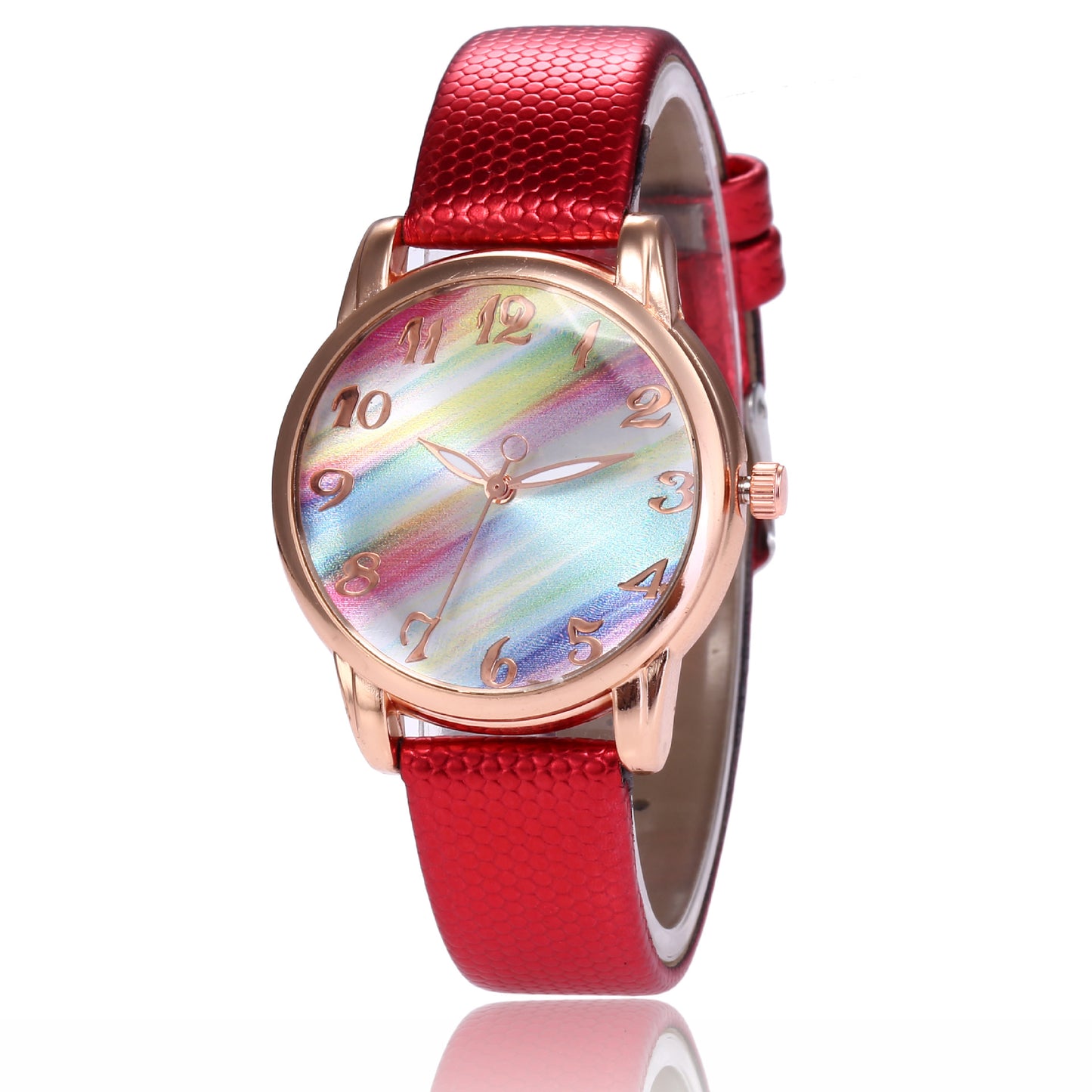 Orologio quadrante arcobaleno