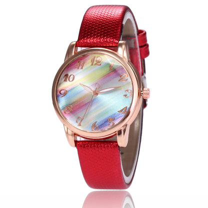 Orologio quadrante arcobaleno