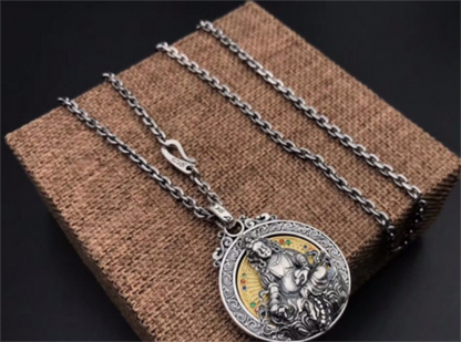 Ciondolo mantra argento
