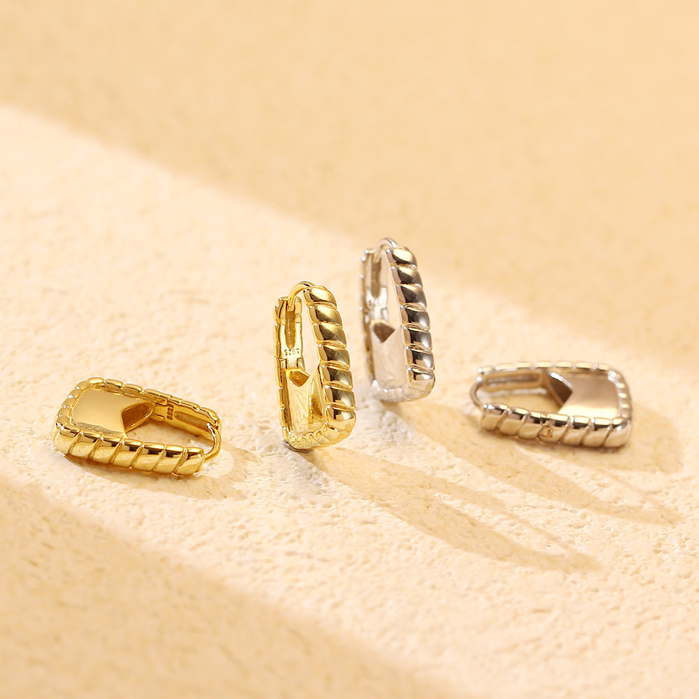 Orecchini clip argento