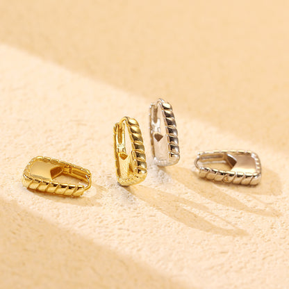 Orecchini clip argento