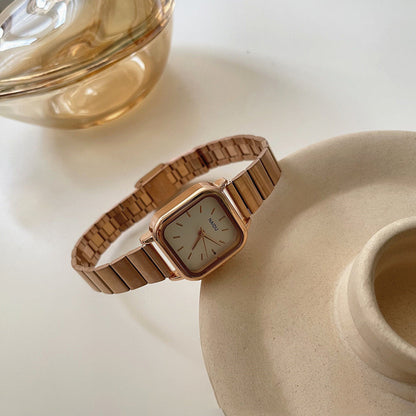Orologio donna cinturino bambù