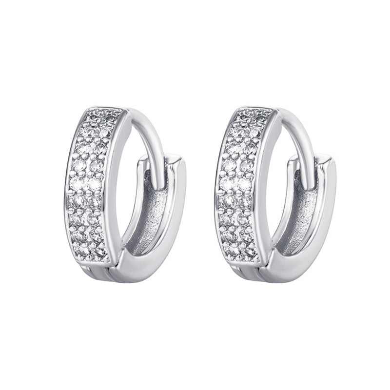 Clip orecchio zirconi