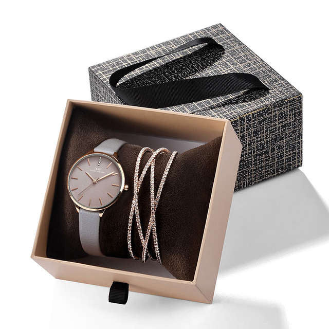 Orologio e bracciale di cristallo
