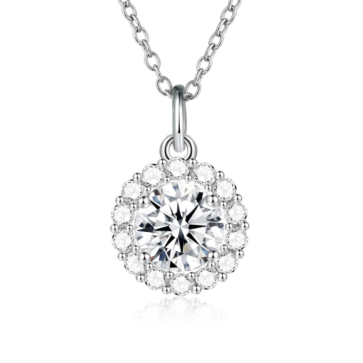 Collana Diamante Argento