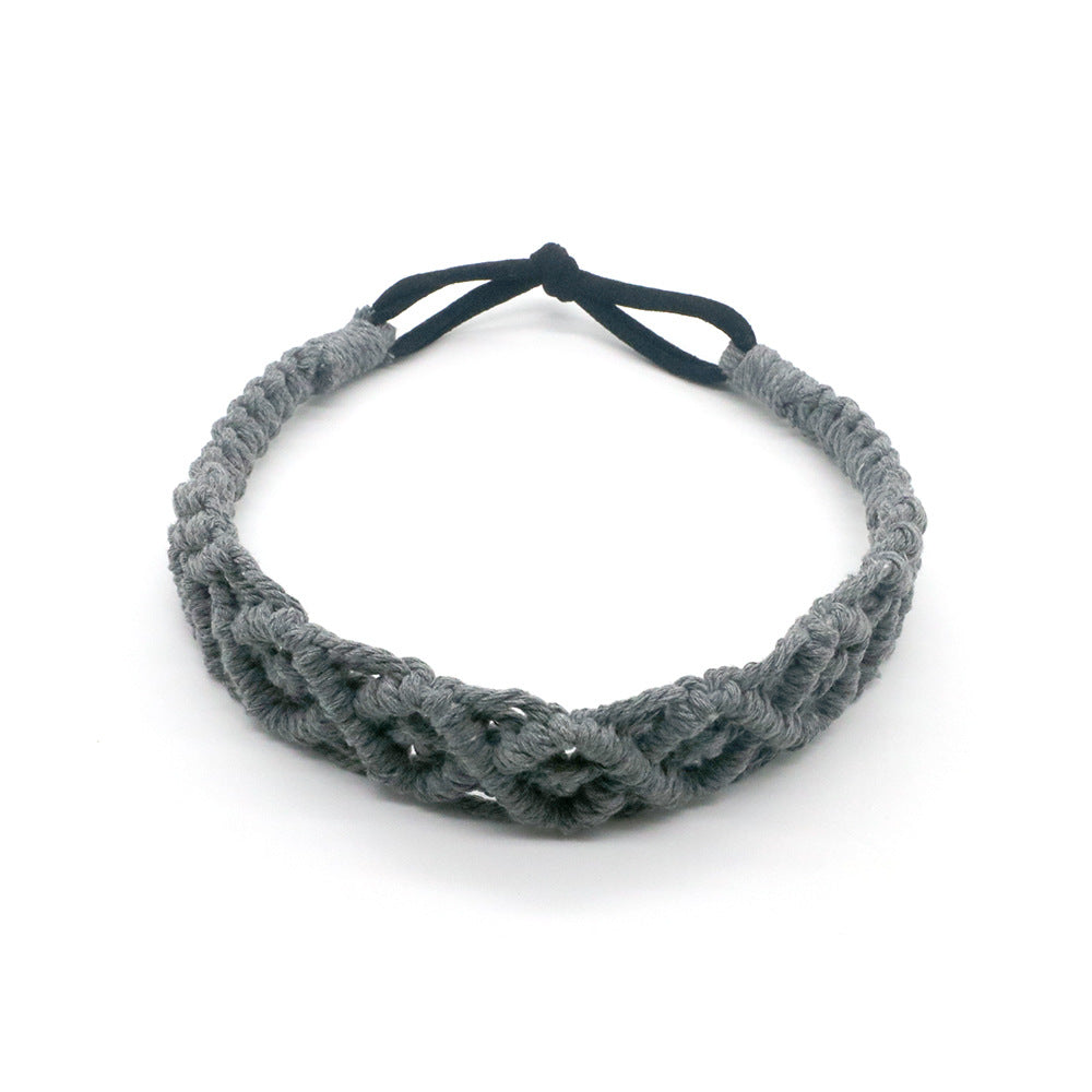 Fascia capelli cotone intrecciato