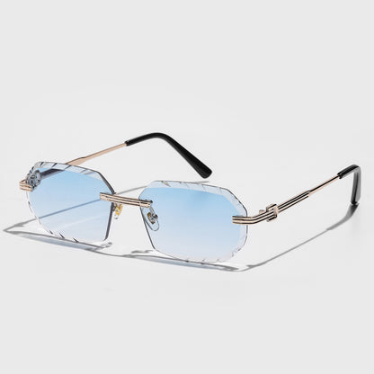 Occhiali montatura metallo taglio diamante