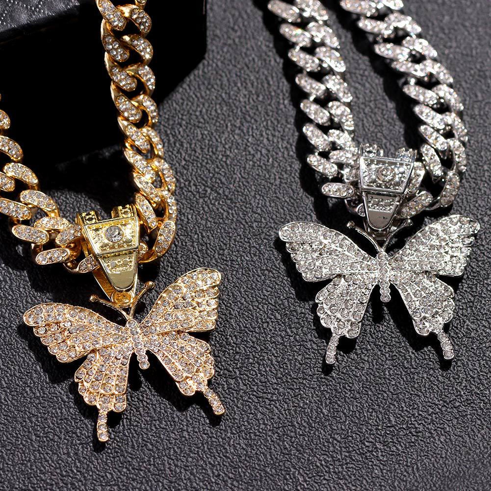 Collana farfalla hip hop