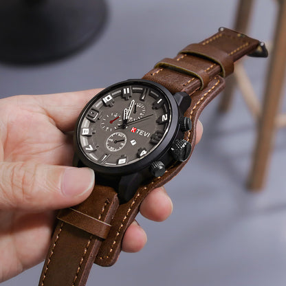 Orologio con calendario da uomo grande