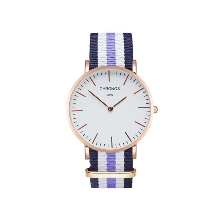 Orologio cinturino intrecciato di coppia