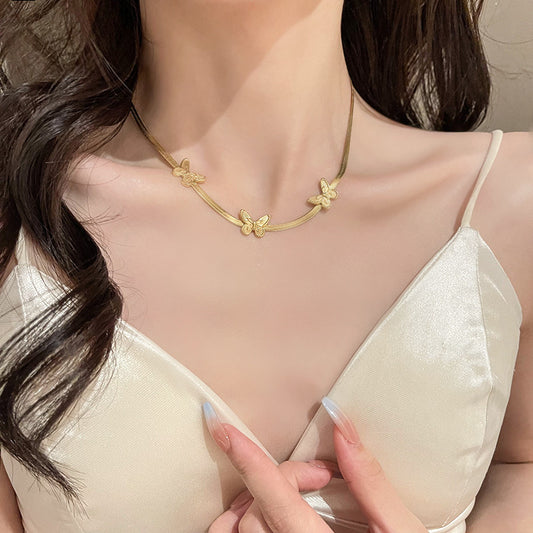 Collana farfalla resistente da donna