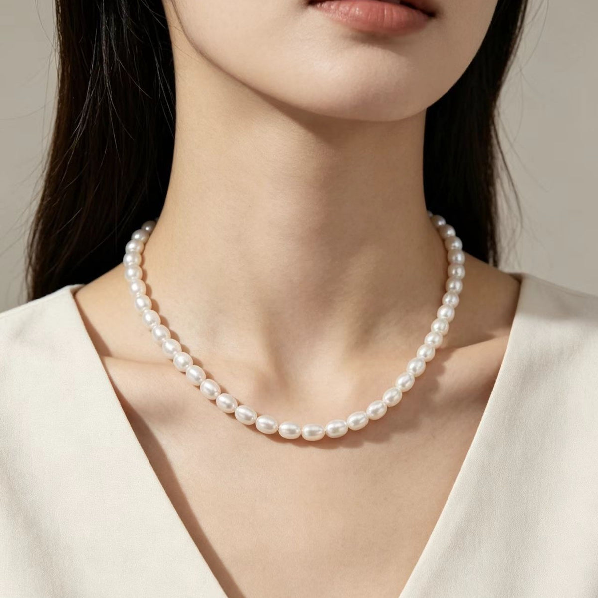 Collana perle francese vintage