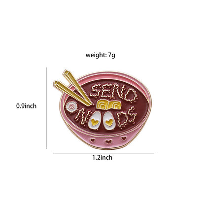 Spilla ramen cartoon