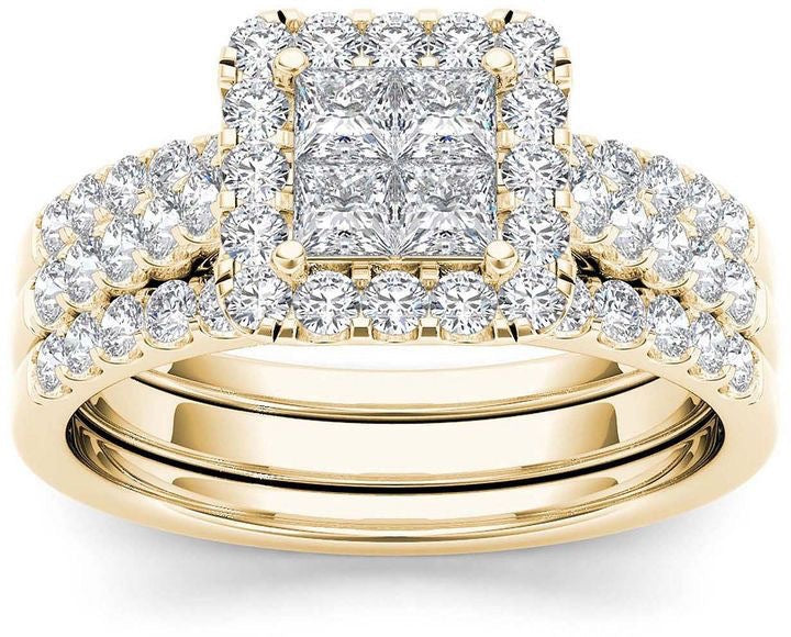 Anello zircone da donna placcato oro
