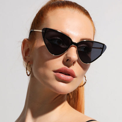 Occhiali da sole cat eye retrò da donna