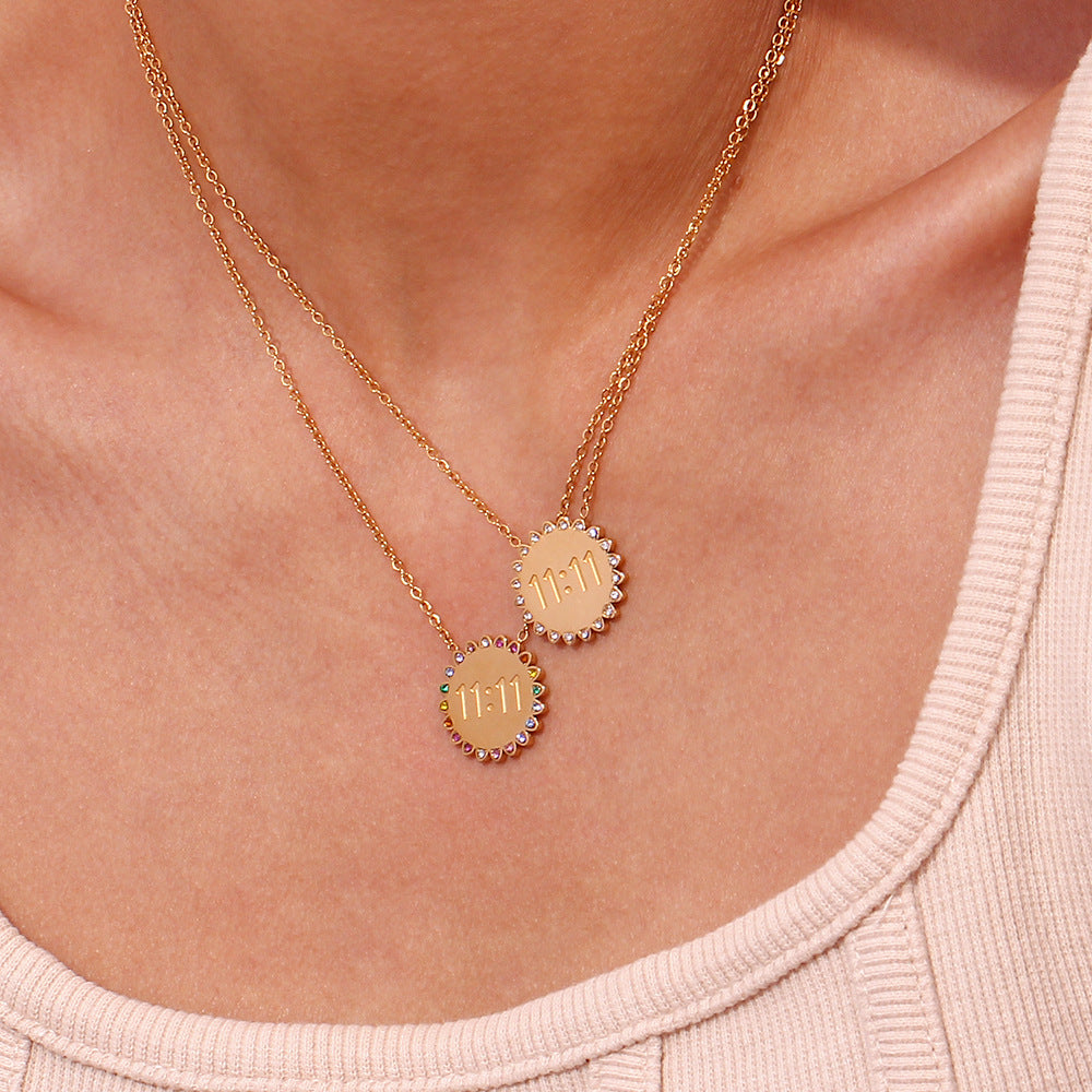 Collana Girasole oro 18K