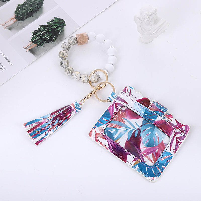 Braccialetto silicone perline